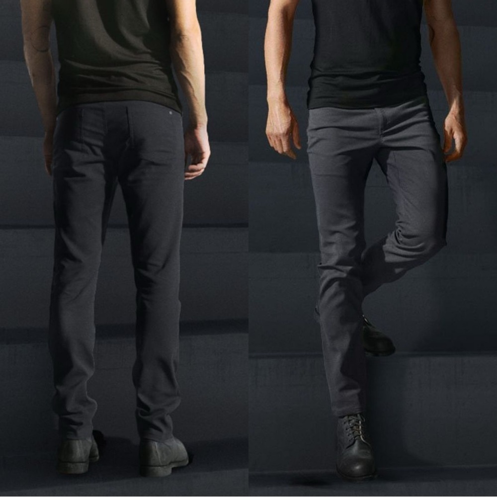 Outlier Men’s Dungarees Workcloth Doubleweave Canvas Nylon Pants in Gray 30